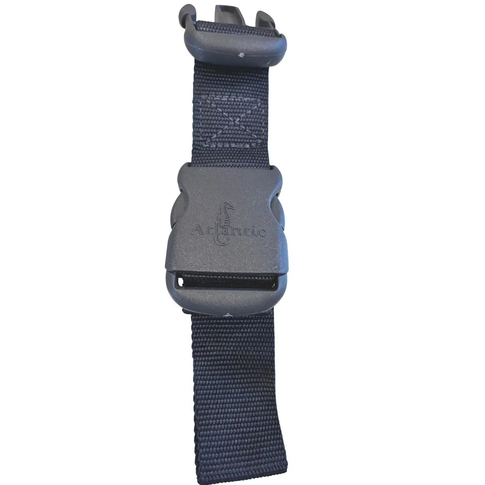 Atlantic Luggage Replacement Strap Black Nylon Adjustable Buckle JA 2900 Utility